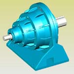 NGW兩級行星齒輪減速機實體模型(JB/T6502-93)