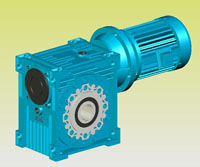 NMRV型鋁合金微型蝸桿減速器實(shí)體Q/JF01-1999