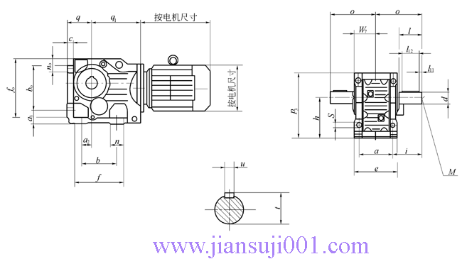 JTK系列斜齒輪-錐齒輪減速電機(jī)