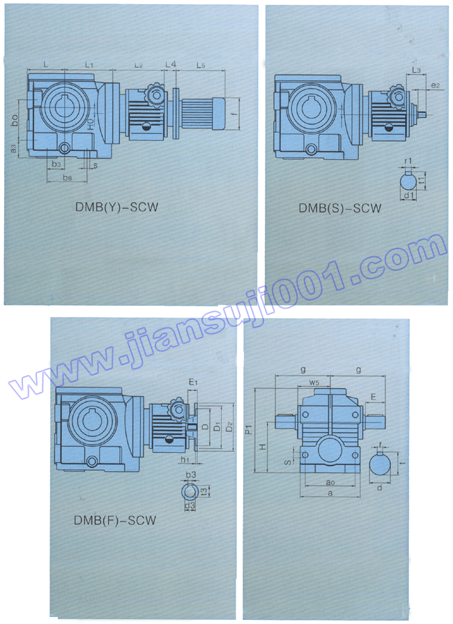 DMB系列無級(jí)變速器與SC系列減速器組合