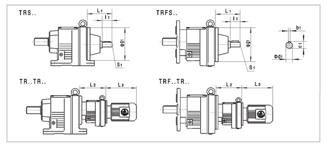 TR系列斜齒輪硬齒面減速機(jī)