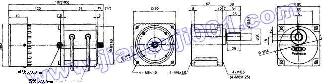 電磁離合制動感應(yīng)馬達(dá)