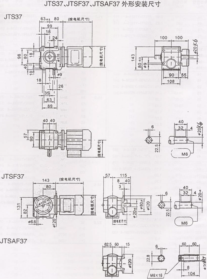 JTS系列斜齒輪-蝸輪減速電機