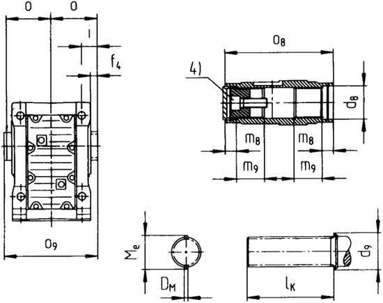 SK系列斜齒輪—蝸旋傘齒輪減速電機(jī)